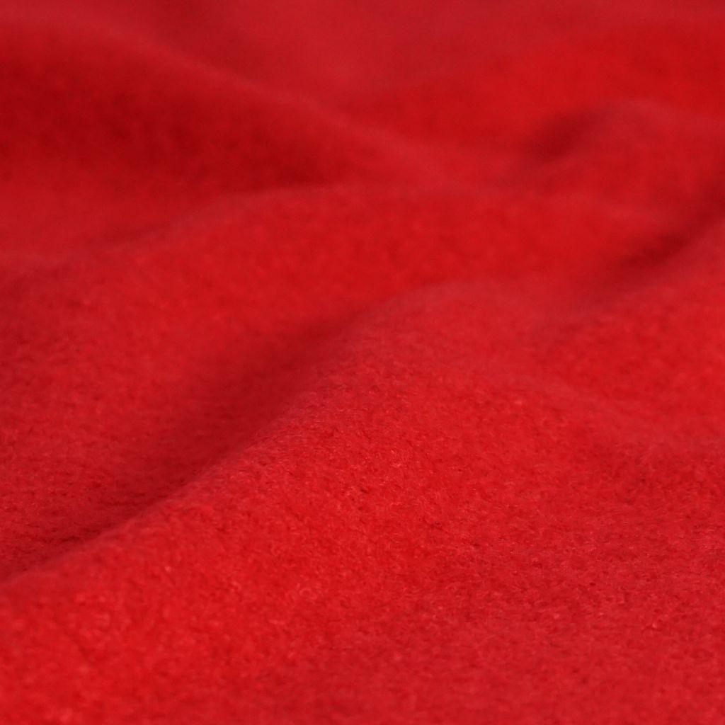 Viskose Wolle Mix gewalkt rot